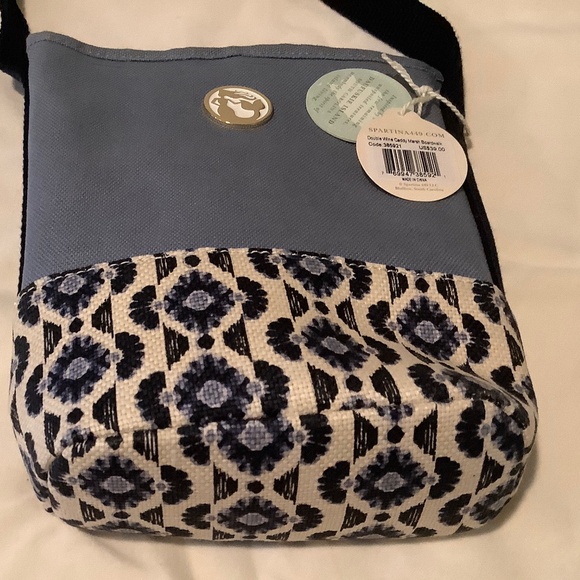 Spartina 449 Double Wine Caddy Marsh Boardwalk- NWT - Picture 5 of 6